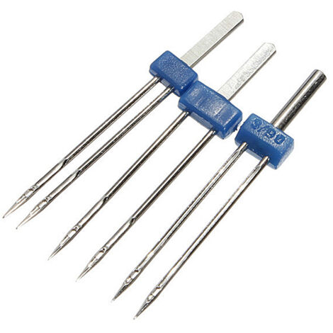 Zwillingsnadeln 2/3/4 mm – 3er-Set – Nähmaschinenzubehör