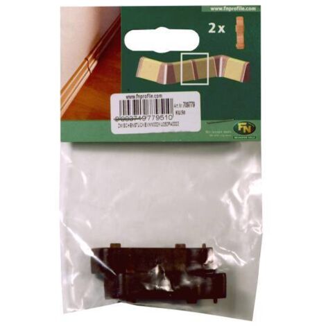 Zwischenstück Kunststoffleiste KU.050 wenge Clips & Ecken