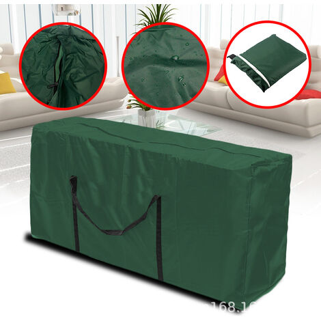 ZXPASRA Sac de Rangement Housse de Coussin Iimperméable,Étanche à la Poussière, Anti-UV, Robuste Tissu Housse de Rangement pour Coussins de Meubles de Jardin Sac de Coussin pour Jardin,Terrasse,Meubl