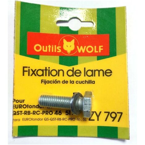 ZY797 - Vis de Lame pour Tondeuse OUTILS WOLF