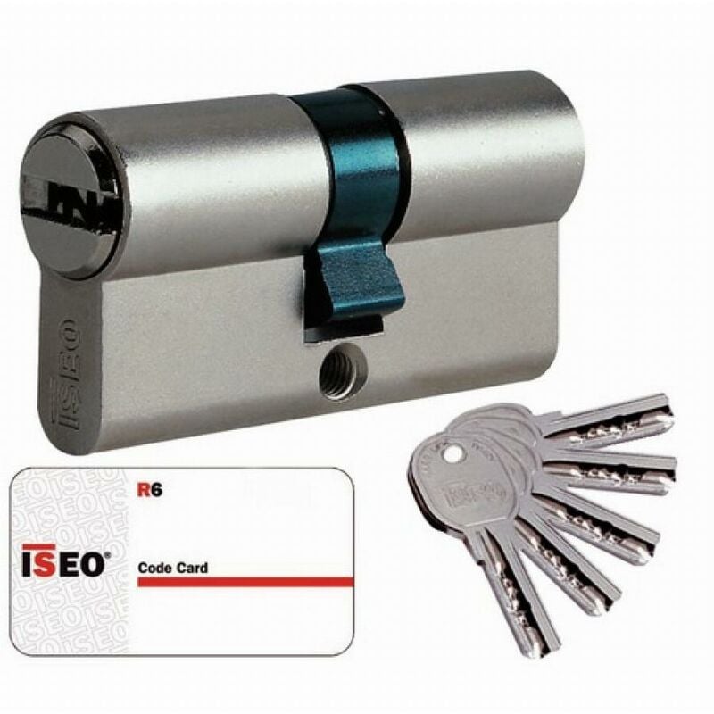 Cavers iseo City ISR6 Zylinder - 2 verschiedene Eingänge - vernickelt - 30 x 70 mm