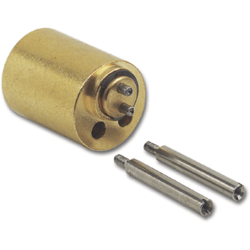 Junie 7638 ass Verlängerung für Zylindereinsatz l 22 mm, Messing blank