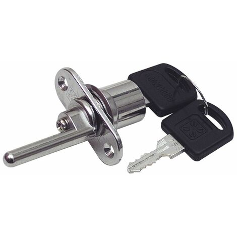 Zylinder Zentralverschluss-Set Zylinder Ø16 x 22mm Stahl vernickelt