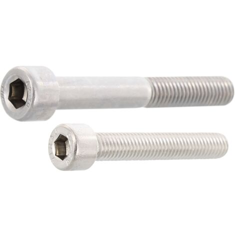 Zylinderschrauben M16x55 Zylinderkopfschrauben mit Innensechskant ISO4762, Edelstahl A2 - 25 Stück