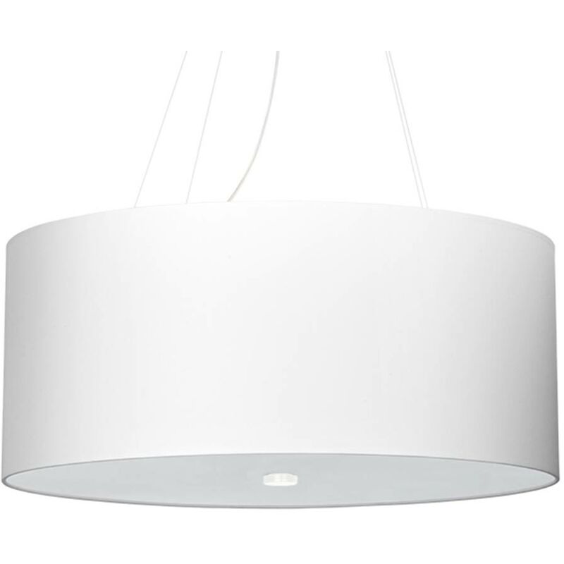 Image of Sollux - otto lampada a sospensione 60 bianco l: 60, b: 60, h: 110, E27, dimmerabile