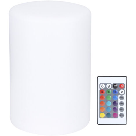 Zylindrische RGB-LED-Lampe mit 16 Farben und Fernbedienung für Bars und Clubs