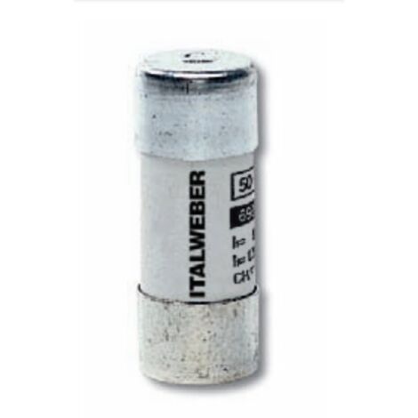 Zylindrische sicherung italweber 14,3x51mm 50a 400v - 1432050