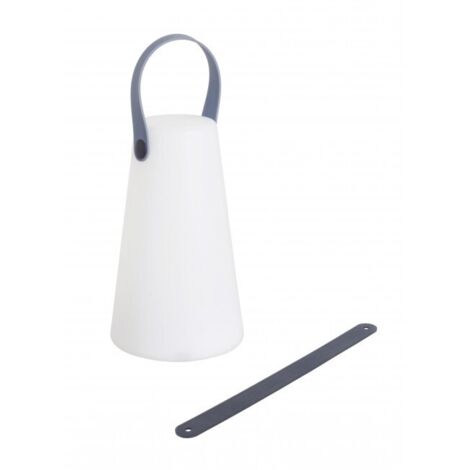 Zylindrische Tischlampe mit RGB-LED-Fernbedienung, mit 7 Farbvarianten h 20 cm