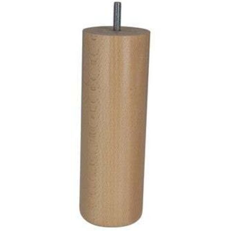 Zylindrischer Bettrahmen / Bettrahmen 68x200mm - Weiß lackierte Buche Cime