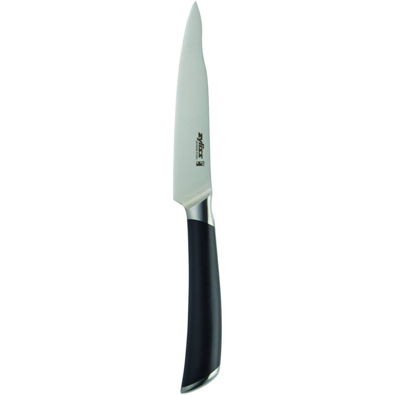 Image of E920273 Comfort Pro Coltello Spelucchino Liscio, 11cm, Acciaio Inossidabile Tedesco, Maniglia Nera, Coltello da Cucina Professionale, Lavabili in