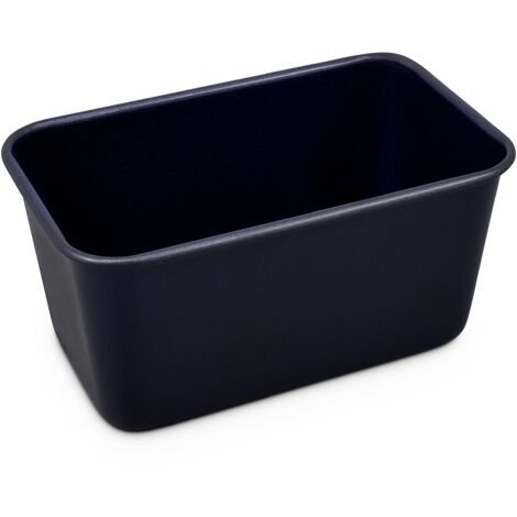 zyliss E980199 Teglia per Pane Antiaderente, 1.5L, Acciaio al Carbonio, Blu Scuro, Stampo Plumcake, Stampo da Forno Rettangolari Riutilizzabili, Lavabili in Lavastoviglie