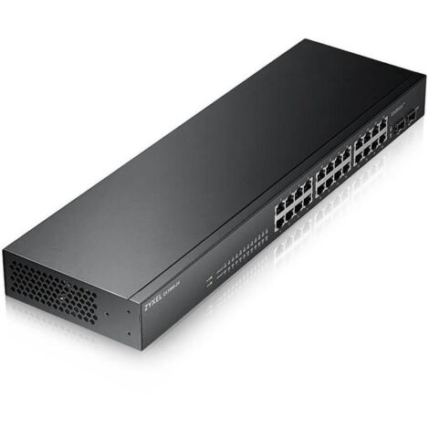 Zyxel GS-1900-24 v2 Gestito L2 Gigabit Ethernet (10/100/1000) 1U Nero