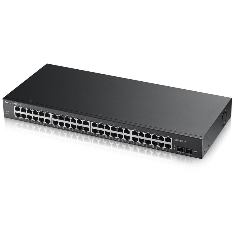 Image of Zyxel GS1900-48-EU0102F switch di rete L2 Gigabit Ethernet (10/100/1000) Nero