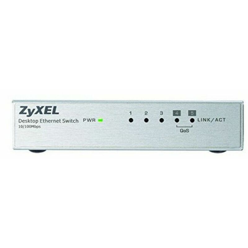 

ZyXEL Switch de Sobremesa ZyXEL ES-105AV3-EU0101F 200 Mbps LAN RJ45 x 5 Blanco