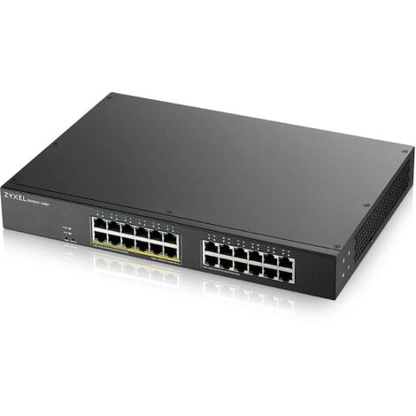 Zyxel Switch di Rete GS1900 con 24 Porte Gigabit Ethernet (10/100/1000) Colore Nero