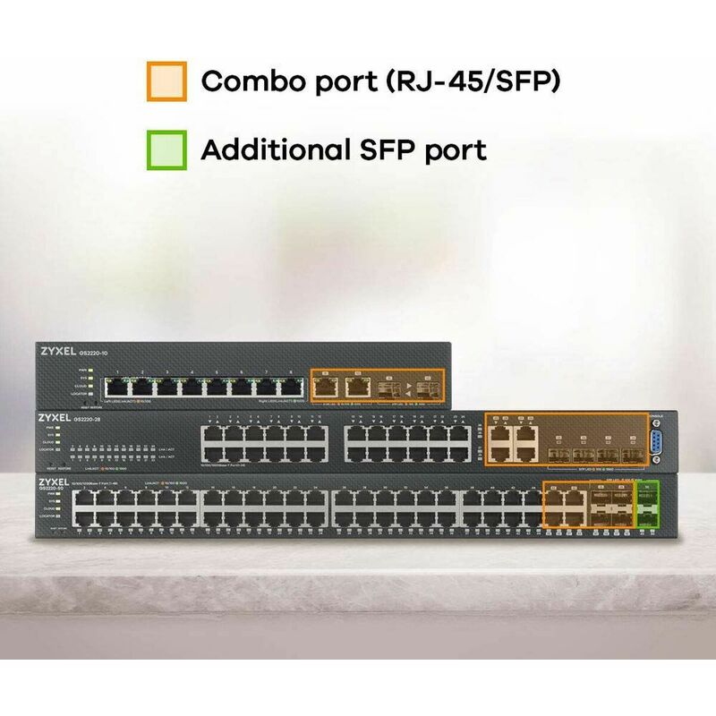 

ZyXEL Switch ZyXEL GS2220-50-EU0101F 100 Gbps