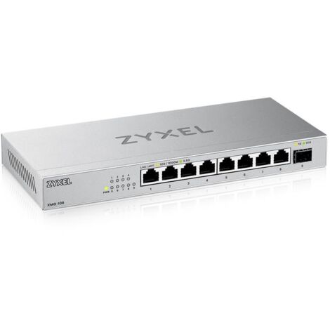 Zyxel XMG-108 Unmanaged 2.5G Ethernet (100/1000/2500) Silber