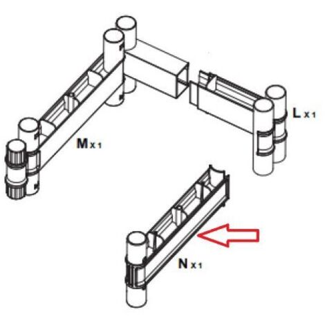 ZZ-CINTURA N X ARMADIO TERRY WAVE 1A 35X44X181H T/P 2350RUW