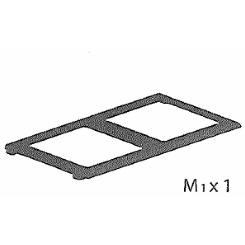 Image of ZZ-CORNICE M1x1 x PATTUMIERA 2 ANTE CM. 68X37X90H ART PLAST